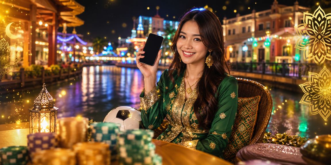 Pengguna dari Melaka menikmati taruhan bola sepak semasa perayaan Hari Raya di platform 2650